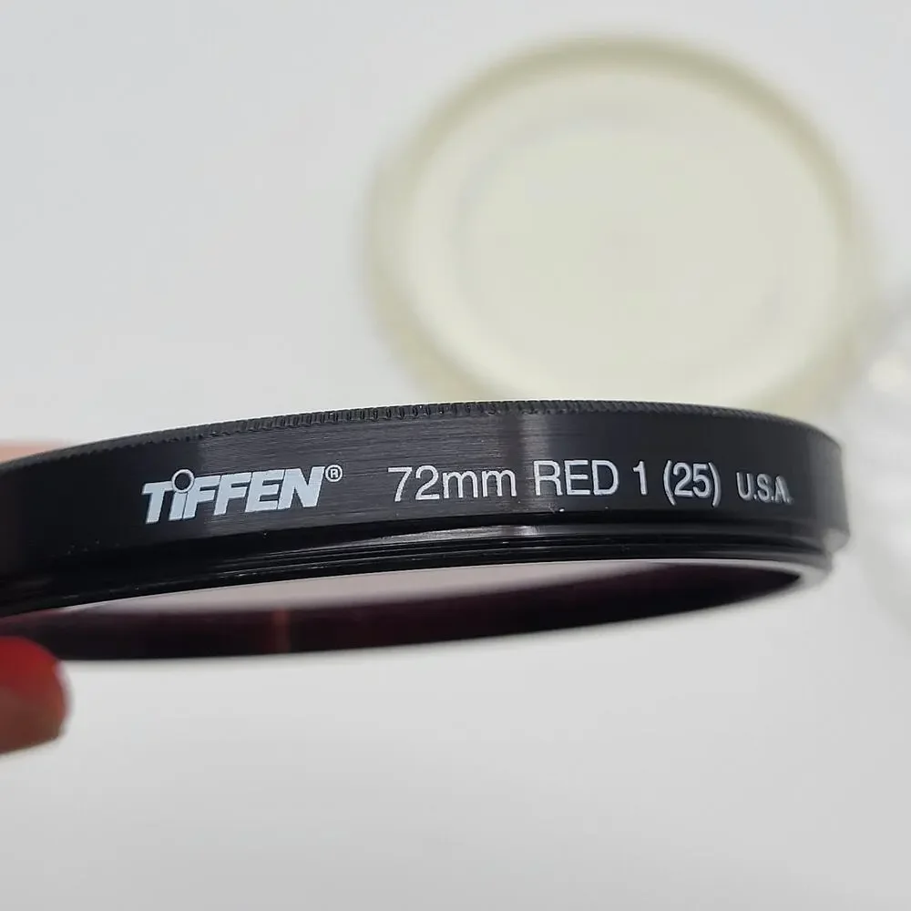 Tiffen 72mm Dark Red 1 # 25 Color Conversion Lens Filter 72 mm USA